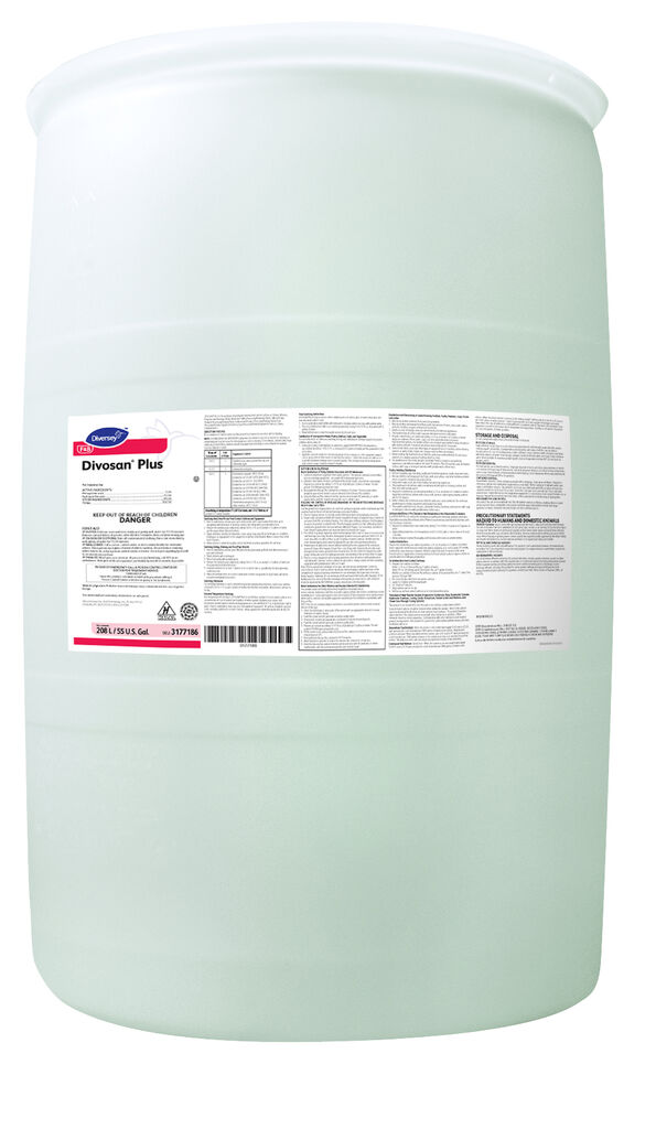 Divosan® Plus, 55gal - Non-foaming liquid peroxyacetic acid sanitizer